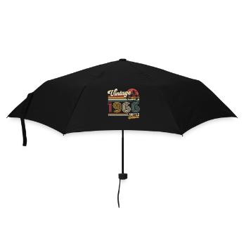 Vintage 1966 Vintage Retro Birthday Gift - Umbrella (small) - black - Front