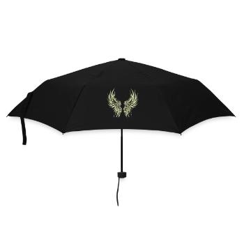 Wings Dragon Anime Dragon Head Mythical Reptile Magic - Umbrella (small) - black - Front