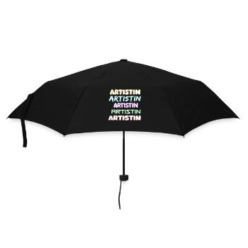 Artist as a job - Umbrella (small) - black - Front
