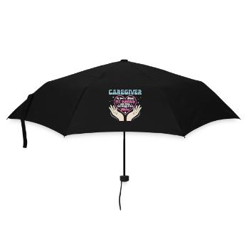 Caregiver If You Think My Hands Are Full Caregivin - Umbrella (small) - black - Front