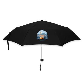 Bayrische Volksfest - Regenschirm (klein) - Schwarz - Vorne