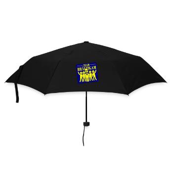 Team Bräutigam - Regenschirm (klein) - Schwarz - Vorne