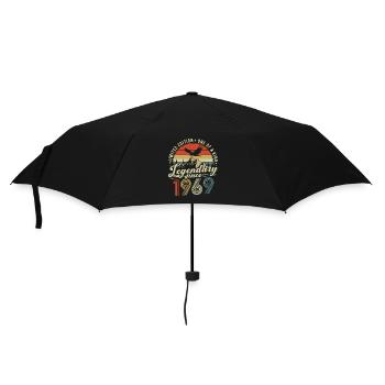 Légendaire depuis 1969 Vintage cadeau d’anniversaire - Parapluie standard - noir - Devant
