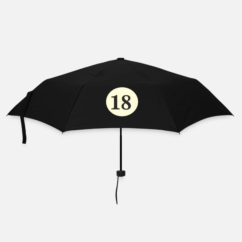 18 Birthday - Umbrella (small) - black