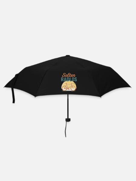 Selten ratlos - Regenschirm (klein) - Schwarz