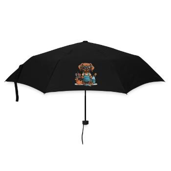 Pottery Paws : A Dogs Artistic Adventure - Parapluie standard - noir - Devant
