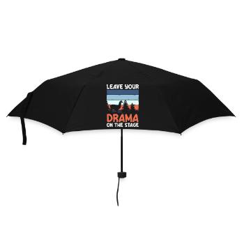 Theater Acting Director Broadway - Umbrella (small) - black - Front