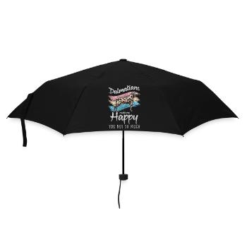 Dog breed paws points animal lover - Umbrella (small) - black - Front