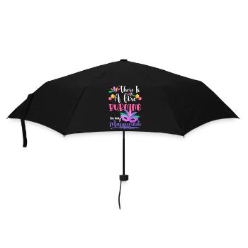 Masquerade Festival Second Face - Umbrella (small) - black - Front