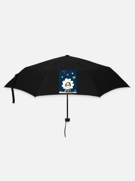 Gute Nacht Schaf - Regenschirm (klein) - Schwarz