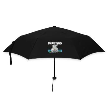 Naschbrettbauch Nilpferd Hippo - Regenschirm (klein) - Schwarz - Vorne