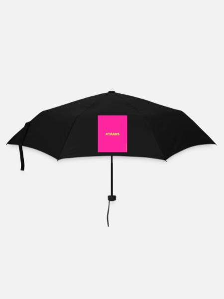 Trans - Regenschirm (klein) - Schwarz