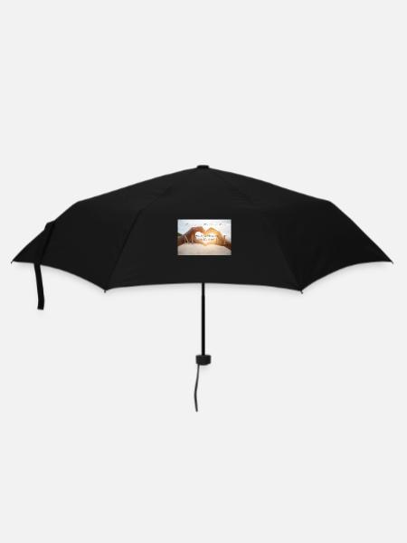 Muttertagsgeschenk - Regenschirm (klein) - Schwarz