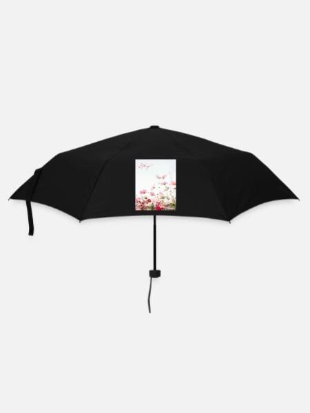 Spring flowers - Umbrella (small) - black