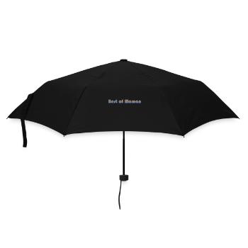 MAMA. MUTTERTAG. SCHÖNEN MUTTERTAG. ICH LIEBE DICH - Regenschirm (klein) - Schwarz - Vorne