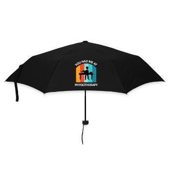Physiotherapist Humorous Gift Saying Funny - Umbrella (small) - black - Front