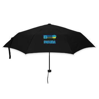 Ruanda - Regenschirm (klein) - Schwarz - Vorne