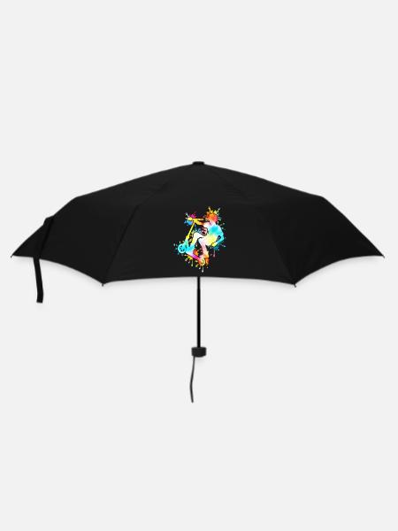 Tie Dye Rider Trottinette Adolescent - Parapluie standard - noir