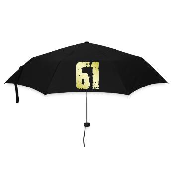 61 Nombre Vintage - Parapluie standard - noir - Devant