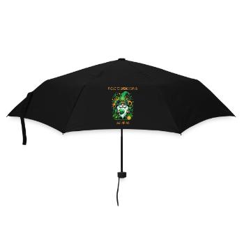 Anfällig für Schabernack und Malarkey - Regenschirm (klein) - Schwarz - Vorne