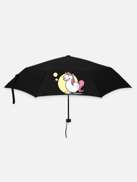 Unicorn - Umbrella (small) - black