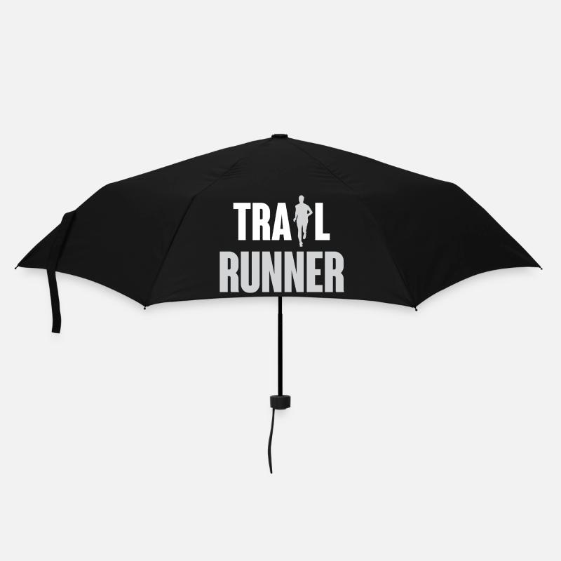 Coureur de trail - Parapluie standard - noir