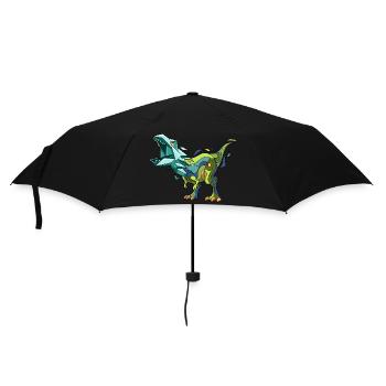 Dinosaur Dino Abstract T-Rex - Umbrella (small) - black - Front