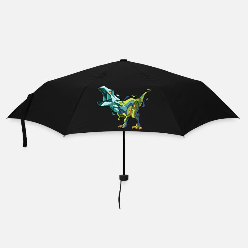 Dinosaure Dino Abstrait T-Rex - Parapluie standard - noir