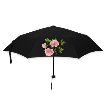 Fleur - Parapluie standard - noir - Devant