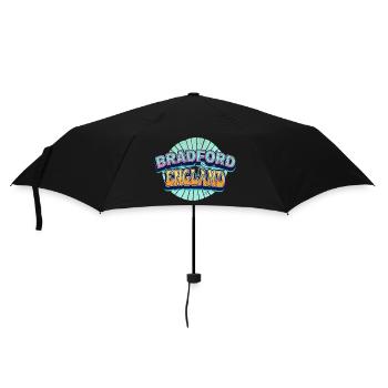 Bradford Angleterre Royaume-Uni City Police Pop Art Comic - Parapluie standard - noir - Devant