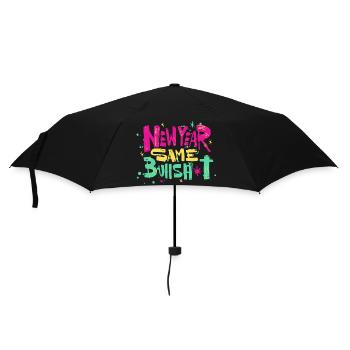 New Year Same Bullshit Happy New Year 2023 - Umbrella (small) - black - Front