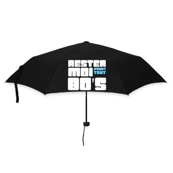 Rester moi avant tout 80's - Parapluie standard - noir - Devant