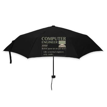 Computer Engineer definition - Regenschirm (klein) - Schwarz - Vorne
