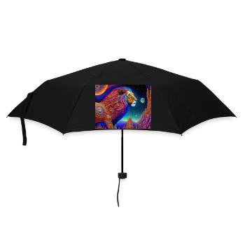 Lion - Umbrella (small) - black - Front