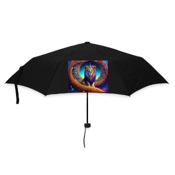Lion - Umbrella (small) - black - Front