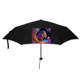 Lion - Umbrella (small) - black - Front