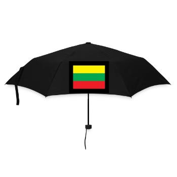 Lithuanian flag - Umbrella (small) - black - Front