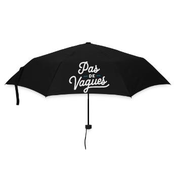 Pas de vagues - Parapluie standard - noir - Devant