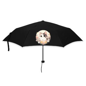 Chat trop mignon - Parapluie standard - noir - Devant