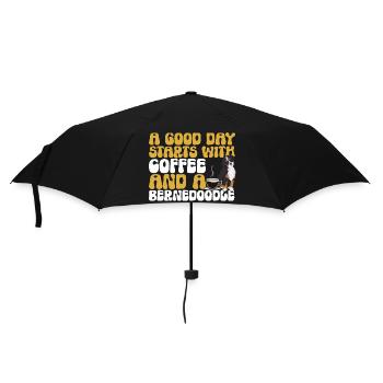 Bernedoodle Dog - Umbrella (small) - black - Front