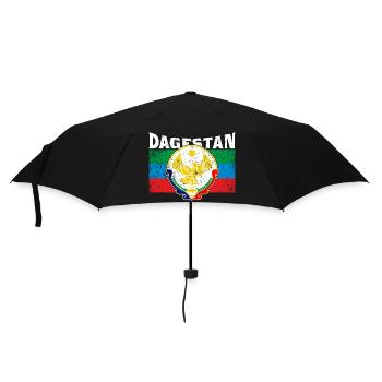 Dagestan Kaukasus Flagge Adler Region Reise - Regenschirm (klein) - Schwarz - Vorne