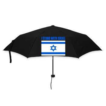 I stand with israel - Parapluie standard - noir - Devant