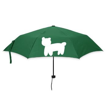 Bear Animal Symbol Brown - Umbrella (small) - bottlegreen - Front