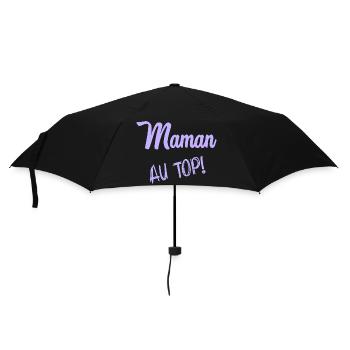 BONNE FÊTE MAMAN. MAMAN. FÊTE DES MÈRES - Parapluie standard - noir - Devant