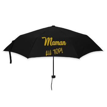 FÊTE DES MÈRES. BONNE FÊTE MAMAN - Parapluie standard - noir - Devant