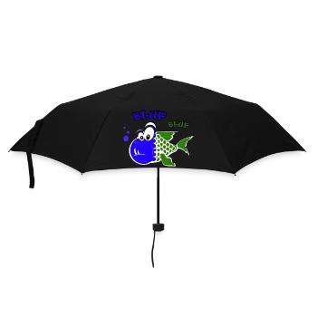 Blup Blup PG Fisch - Regenschirm (klein) - Schwarz - Vorne