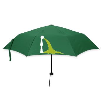 Motif de consommation d’alcool - Vomir - Escalade et crash - Parapluie standard - vert bouteille - Devant