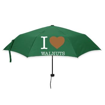 J’ADORE LES NOIX - Parapluie standard - vert bouteille - Devant