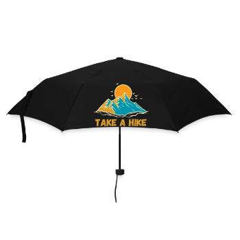 Take a hike - Umbrella (small) - black - Front