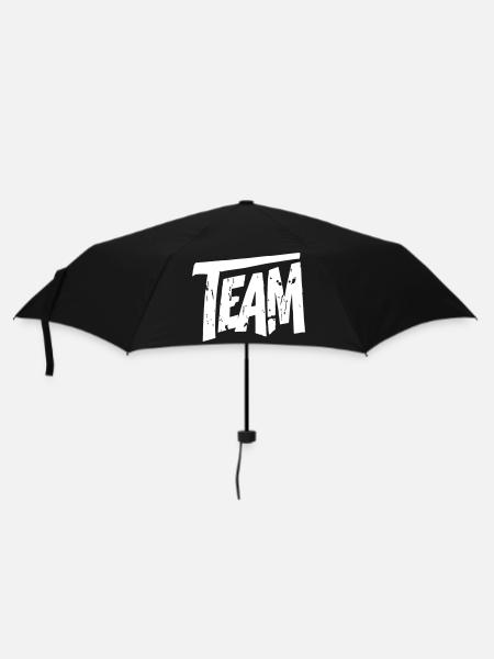 Team Graffiti - Regenschirm (klein) - Schwarz